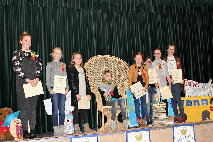 Winnaars voorleeswedstrijd - Foto: Eigen geleverde foto