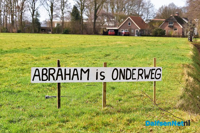 Hij is onderweg ook wat verloren! Abraham - Foto: Johan Bokma