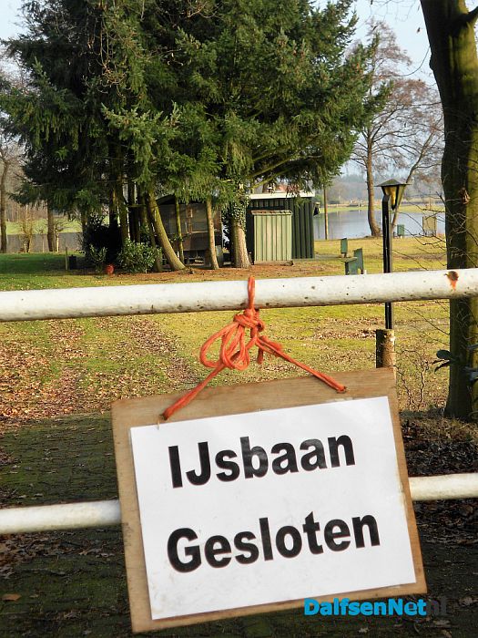 Even helemaal geen ijs in Oudleusen