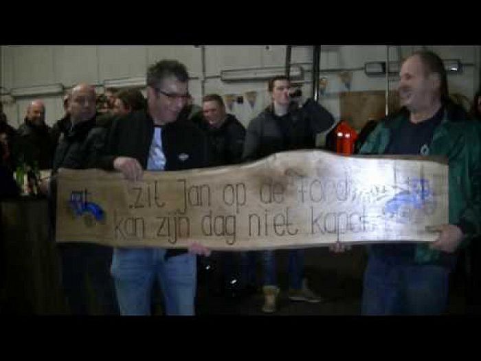 50 Ford trekkers voor jarige Jan Lindeboom.
