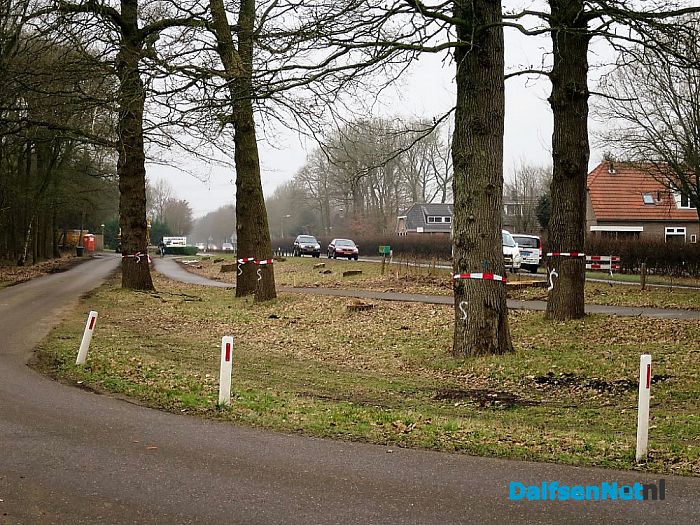 Aanleg RW 35 is nu begonnen met bomenkap - Foto: Wim