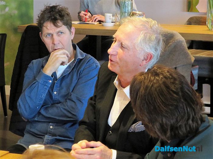 Pieter Omtzigt was in Hoonhorst over de laagvliegroute - Foto: Wim