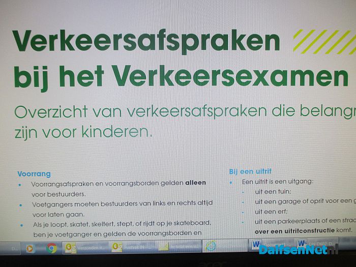 Veilig Verkeer Theoretisch Verkeersexamen - Foto: Ingezonden foto