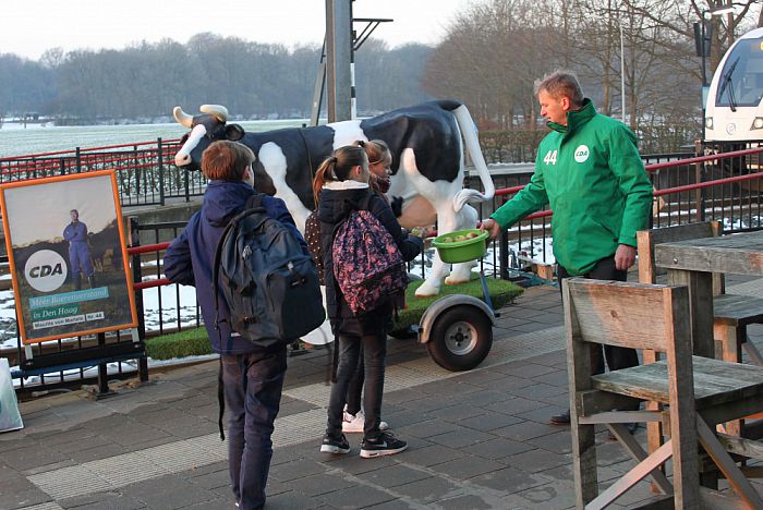 CDA was er maar druk mee gisteren - Foto: Eigen geleverde foto