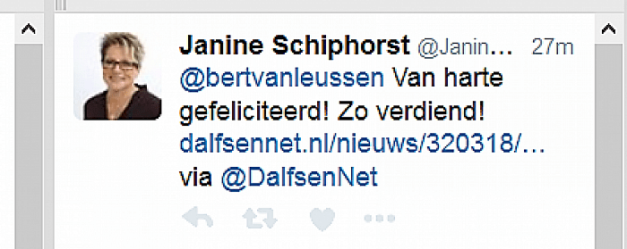 Koninklijke onderscheiding in Dalfsen