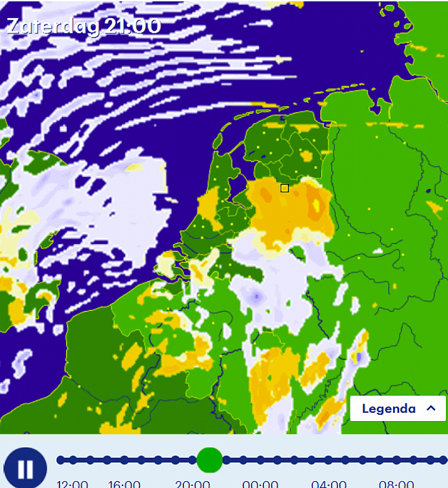 Vanavond komt het volgende sneeuwbuitje