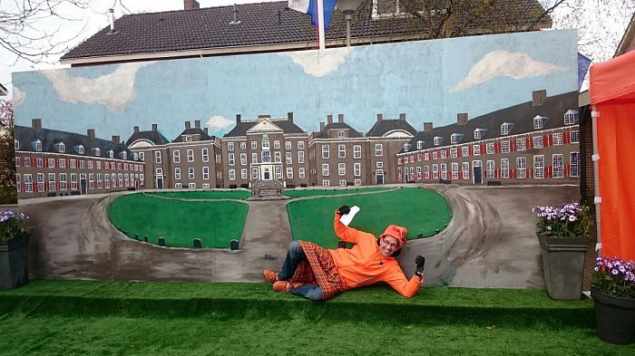 Straatversiering Dalfsen op en rondom Koningsdag - Foto: Eigen geleverde foto