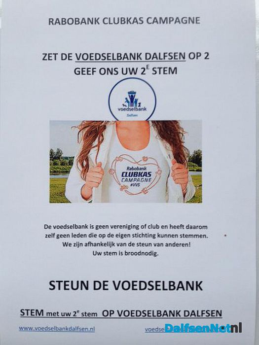 Zet de Voedselbank op 2! - Foto: Ingezonden foto