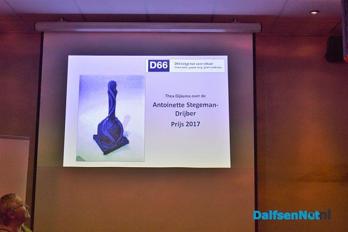 Duurzaamheidsprijs D66 voor Mijn Waterfabriek - Foto: Johan Bokma