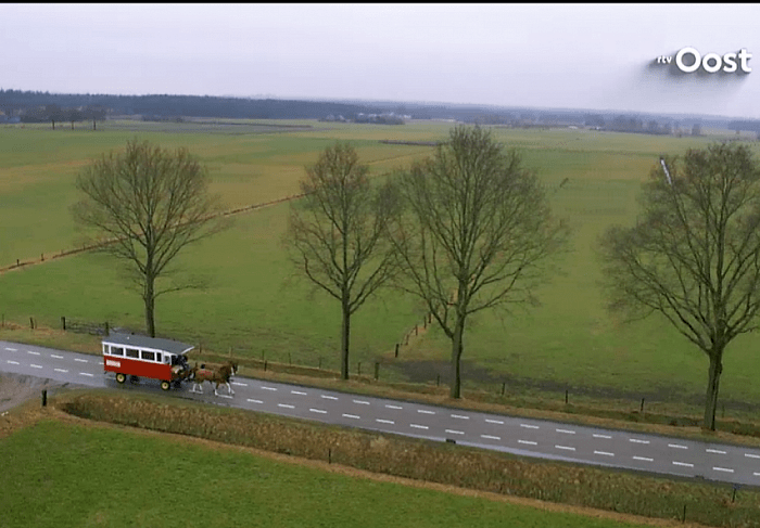 Het vossenspan, TV beelden van RTV oost - Foto: Eigen geleverde foto