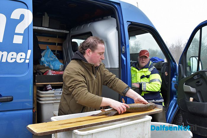 Visserijkundig onderzoek Bellingeweer Dalfsen - Foto: Johan Bokma