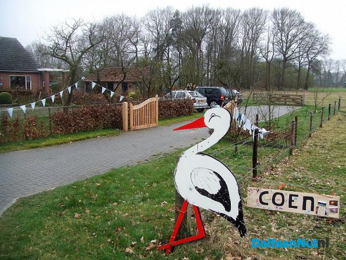 Coen welkom aan de Tibbensteeg - Foto: Wim