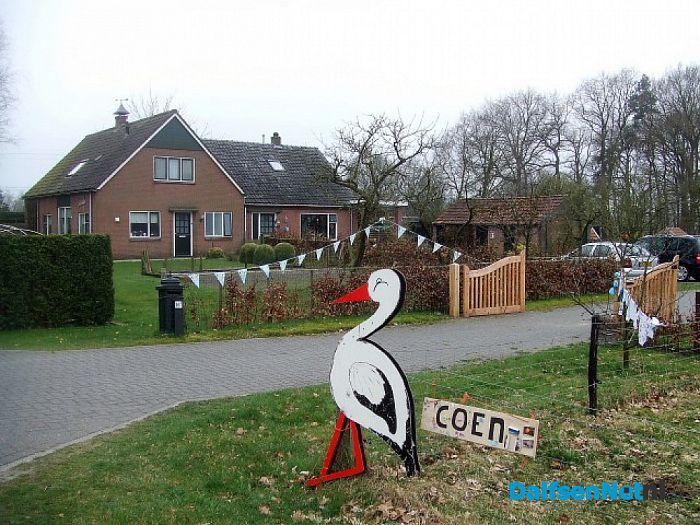 Coen welkom aan de Tibbensteeg - Foto: Wim