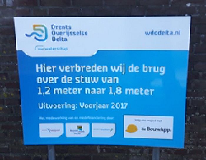 Brug over de stuw Vechterweerd wordt verbreed - Foto: Eigen geleverde foto