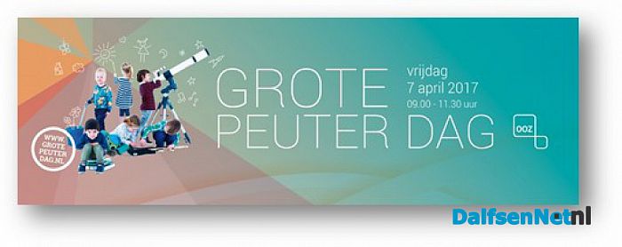 Vrijdag 7 april Grote Peuter Dag op alle basisscholen van OOZ