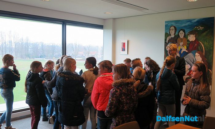 St. Cyriacusschool voor eventjes de gemeenteraad Dalfsen - Foto: Wim