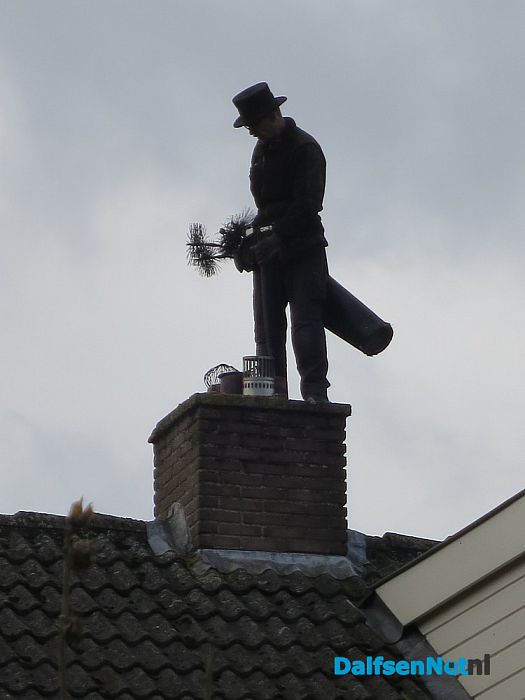 Schoorsteenvegen is mijn vak - Foto: Wim