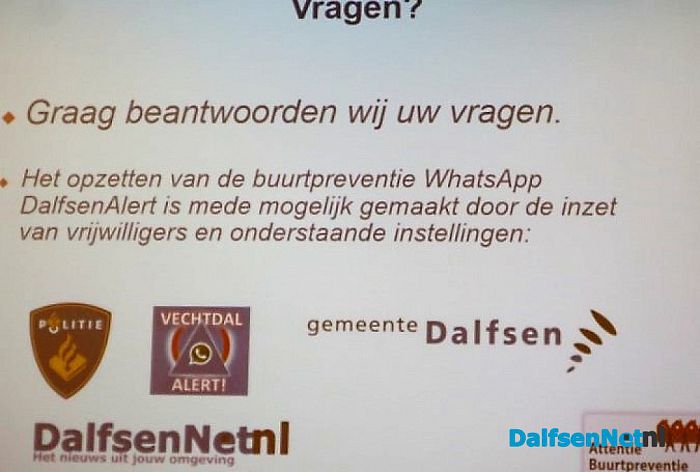 “Dorp Dalfsen” kreeg bezoek van het college - Foto: Wim