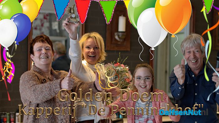 Golden Doem voor Kapperij  De Penninckhof