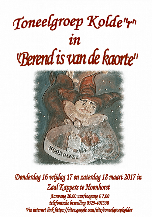 Het wordt weer Kolde’r in Hoonhorst - Foto: Eigen geleverde foto