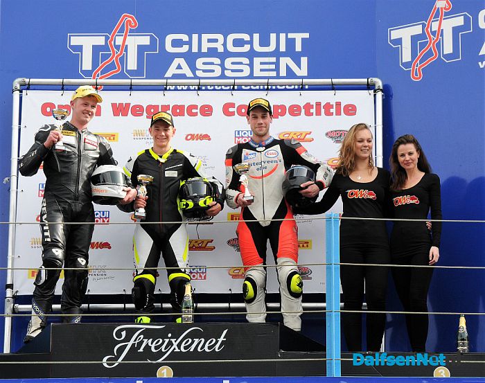 Podium voor Manuël Wienen - Foto: Ingezonden foto