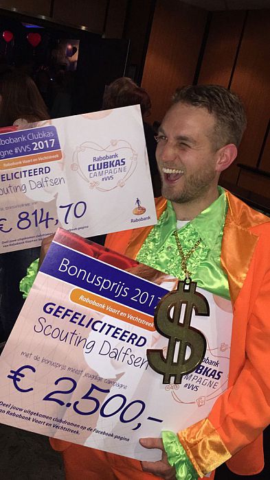 Scouting Dalfsen heeft bonusprijs clubactie - Foto: Eigen geleverde foto