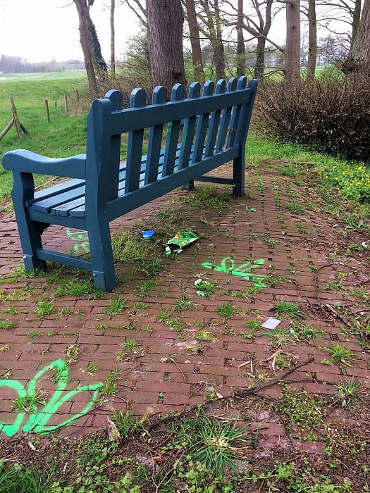 Respectloze vernielingen - Foto: Eigen geleverde foto