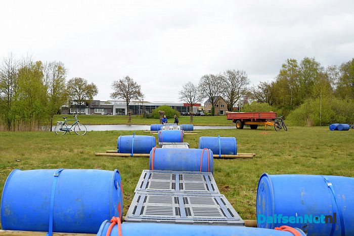 Voorbereidingen Dalfser Obstakelloop 2017 - Foto: Johan Bokma