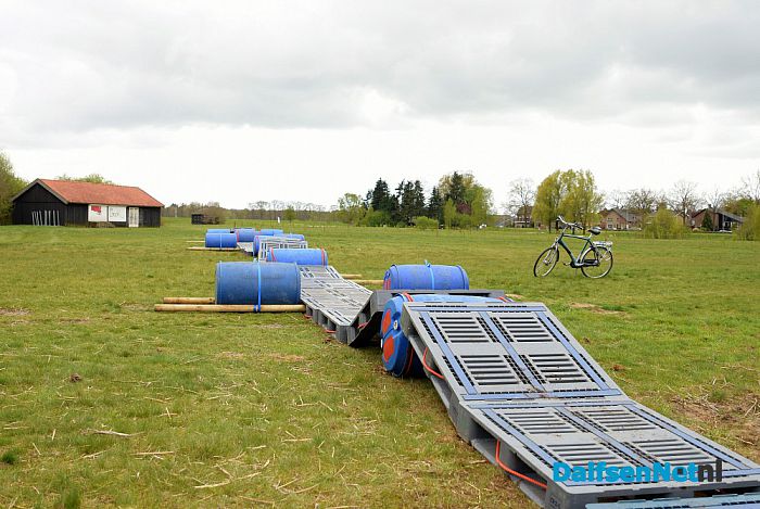 Voorbereidingen Dalfser Obstakelloop 2017 - Foto: Johan Bokma