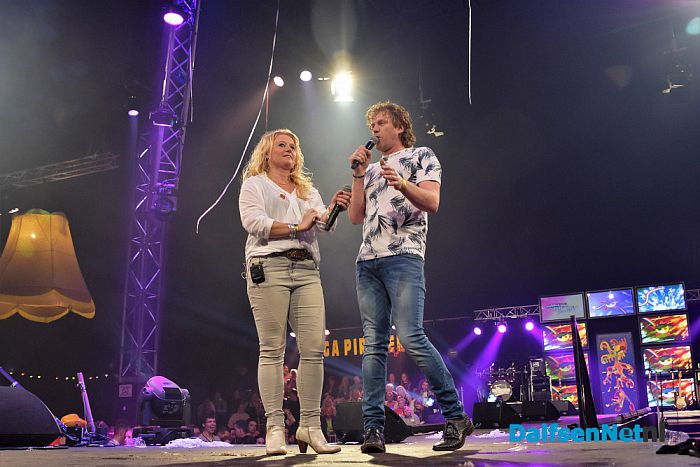 Lemelerveld ging helemaal los op het Mega Piraten Festijn - Foto: Johan Bokma