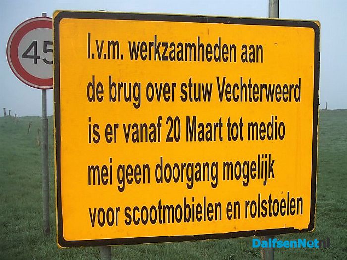 Verbreding stuwpad Vechterweerd in volle gang - Foto: Wim