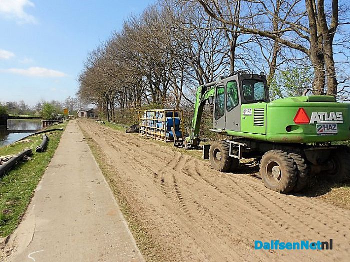 Werkzaamheden Overijssels kanaal volop bezig