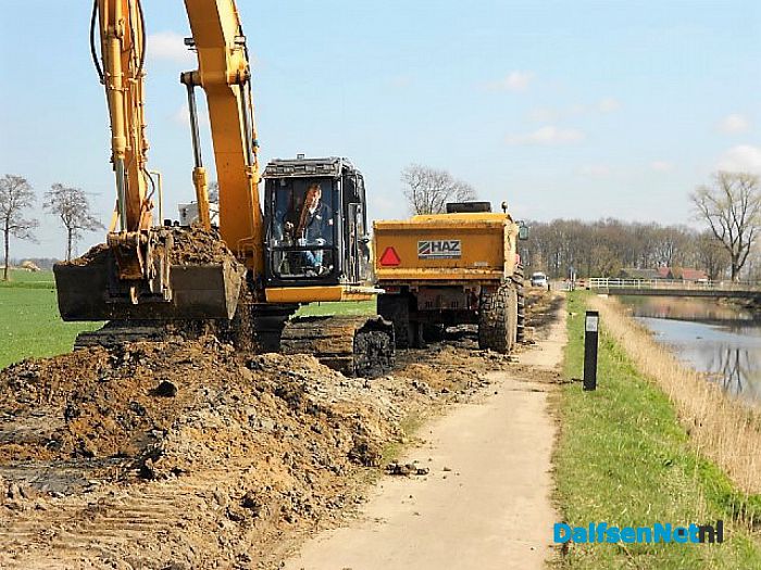 Werkzaamheden Overijssels kanaal volop bezig
