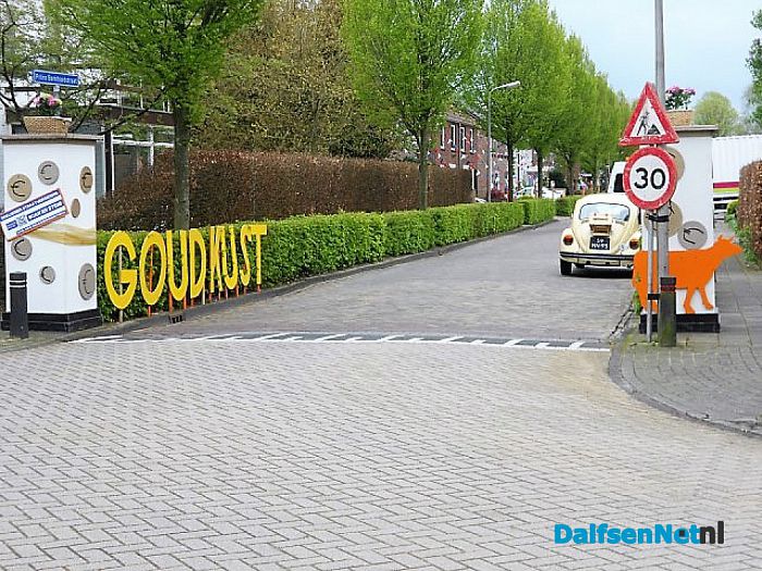 Straatversiering “Goudkust”