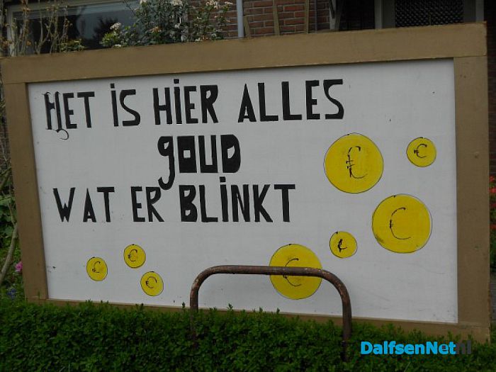 Straatversiering “Goudkust”