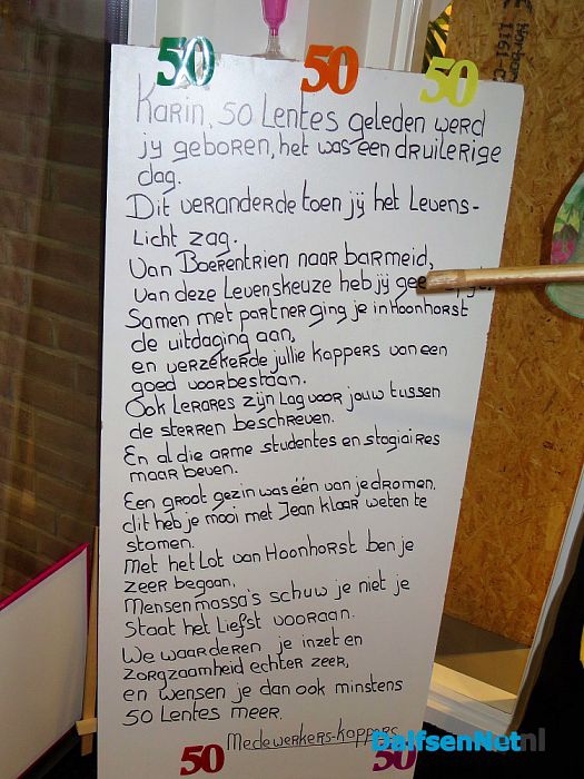 Vandaag groot feest in Hoonhorst - Foto: Wim