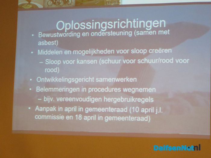 College op bezoek bij Plaatselijk Belang Ankum - Foto: Wim
