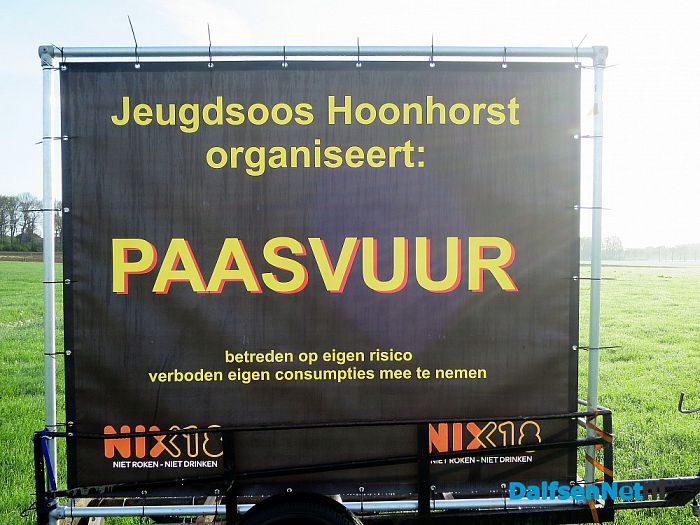 Vanavond groots paasvuur in Hoonhorst 2 - Foto: Wim