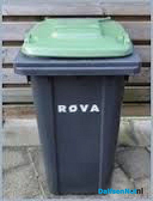 Er ging iemand met de  groene container van Rik aan de wandel?