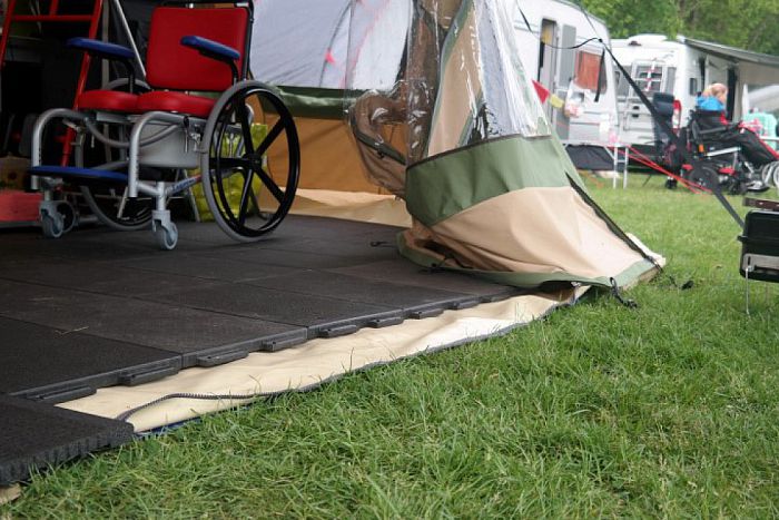 Kamperen met een handicap, kan dat? - Foto: Eigen geleverde foto