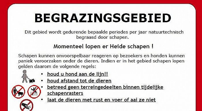 Houd honden aan de lijn