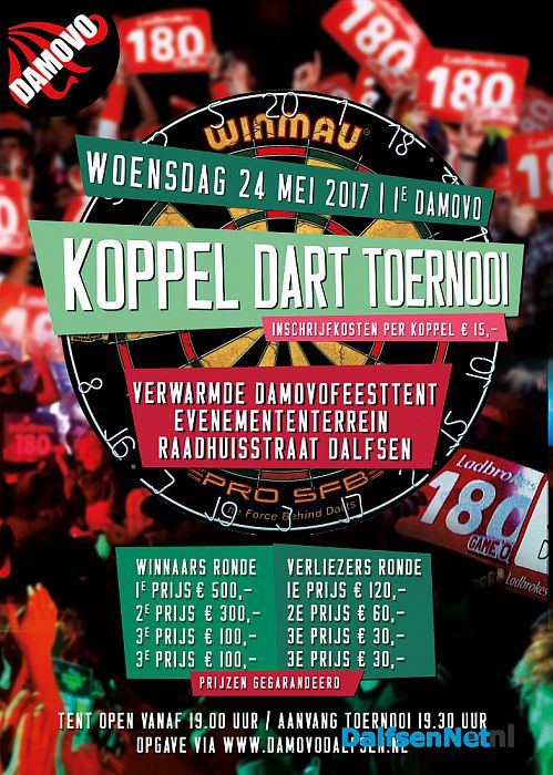 Damovo Koppel dart toernooi - Foto: Ingezonden foto