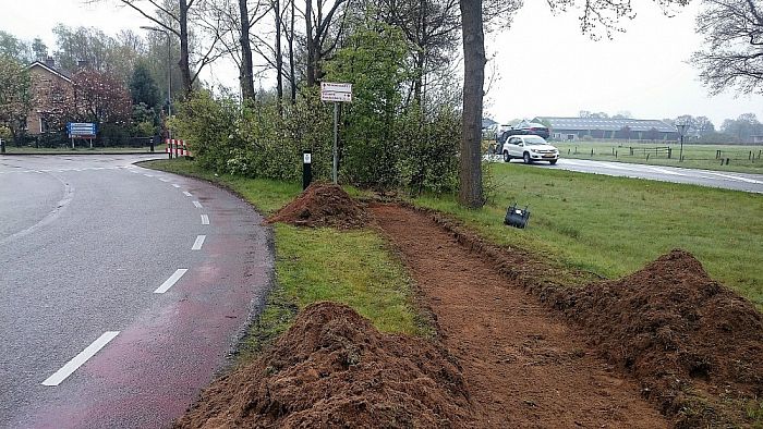 Oudleusen krijgt extra voetpad - Foto: Eigen geleverde foto