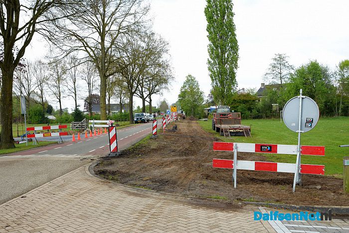 Rioolwerkzaamheden aan de Leemculeweg - Foto: Johan Bokma
