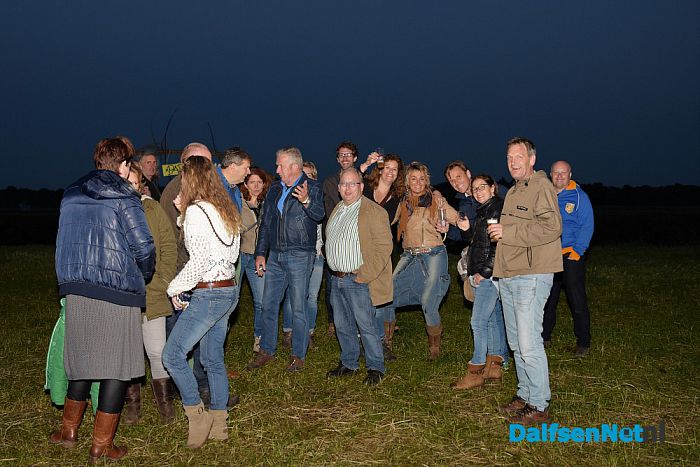 Hartvormige neerslag boven The Living Village Festival - Foto: Johan Bokma