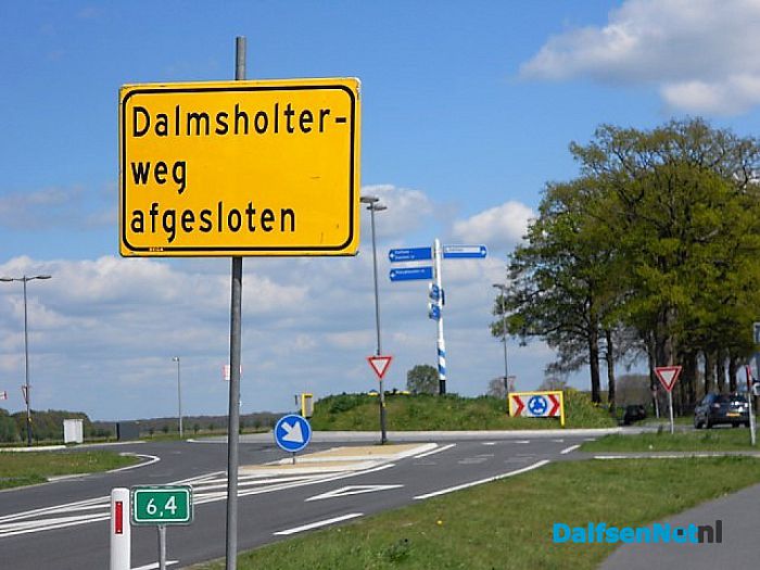 Dalmsholterweg tot en met 19 mei afgesloten