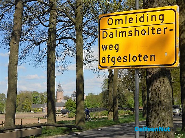 Dalmsholterweg tot en met 19 mei afgesloten
