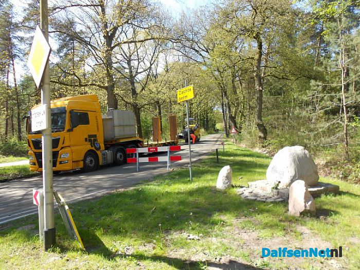 Dalmsholterweg tot en met 19 mei afgesloten