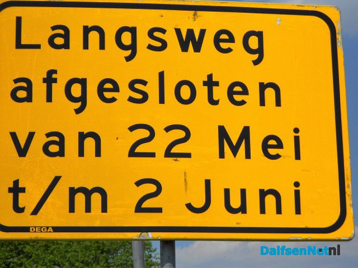 Nu is de Langsweg aan de beurt