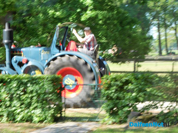 Oude tractoren hadden hun eigen tour